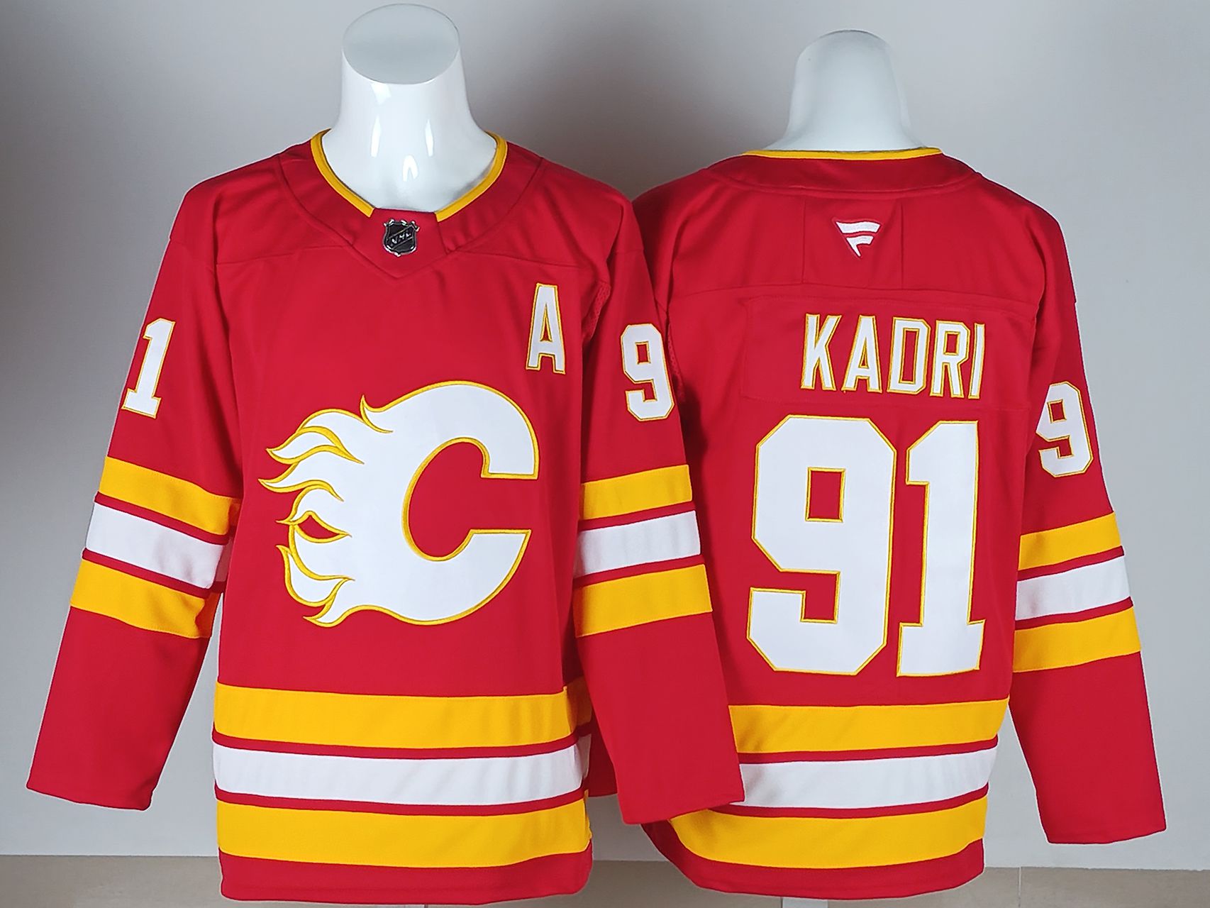Men Calgary Flames #91 Kadri Red 2026 NHL Jersey
